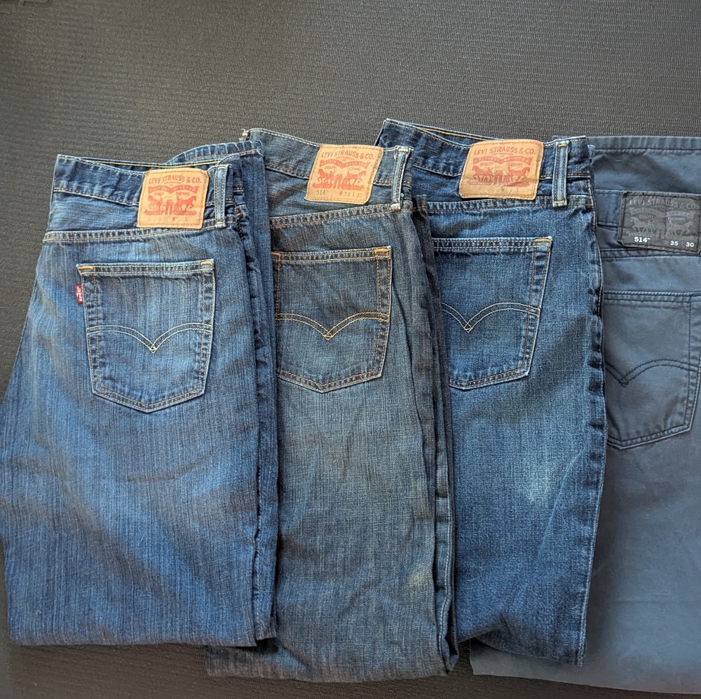 Men’s Levi’s Jeans Lot (4 Pairs, Mixed Sizes & Washes) - Picture 7 of 7